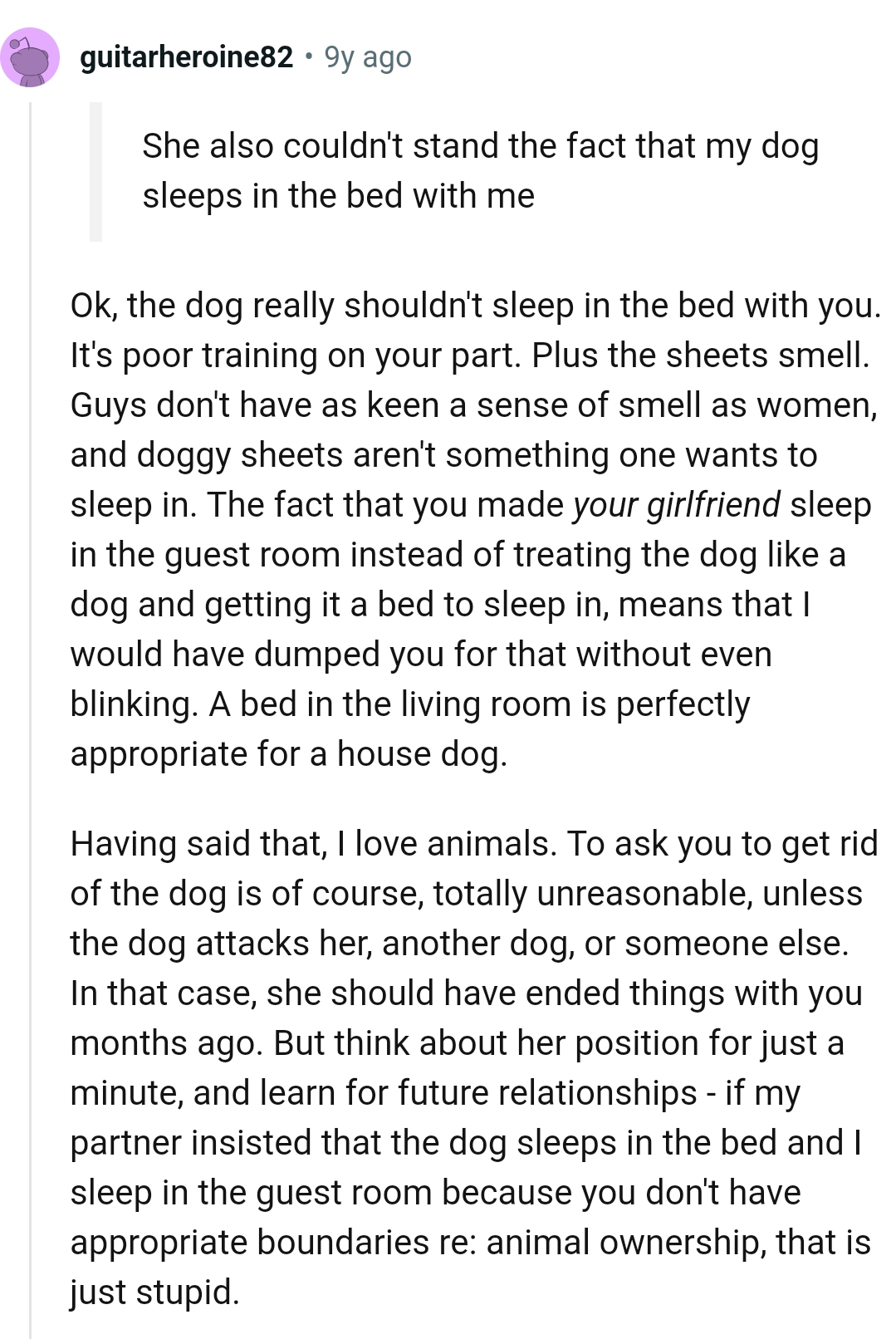 OP Made His GF Sleep in the Restroom