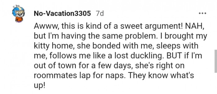 This is kind of a sweet argument