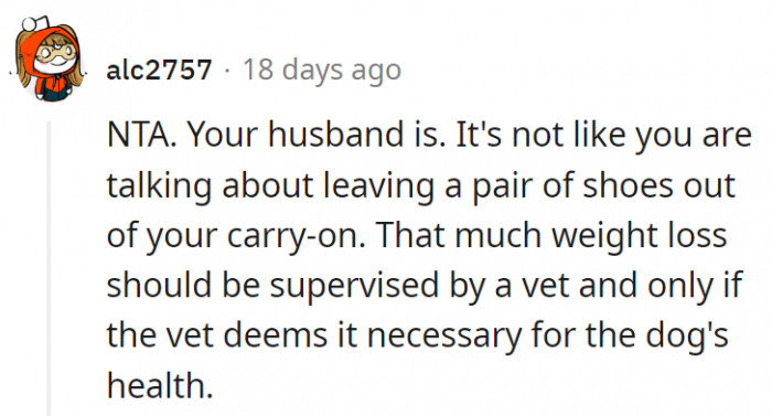 20. Any kind of pet weight loss should be supervised by a vet.