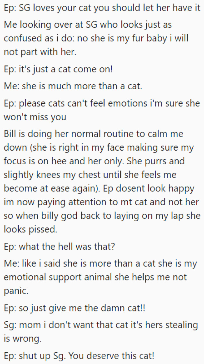 How the conversation went between the OP and the entitled mom