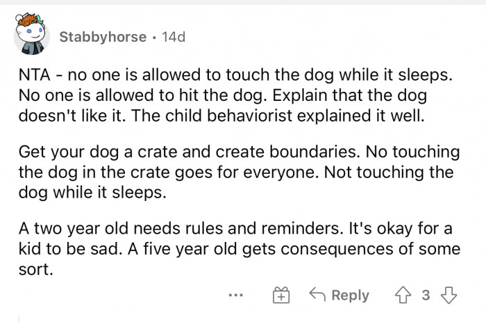 Finding some sort of separation will definitely help both parties in this situation.