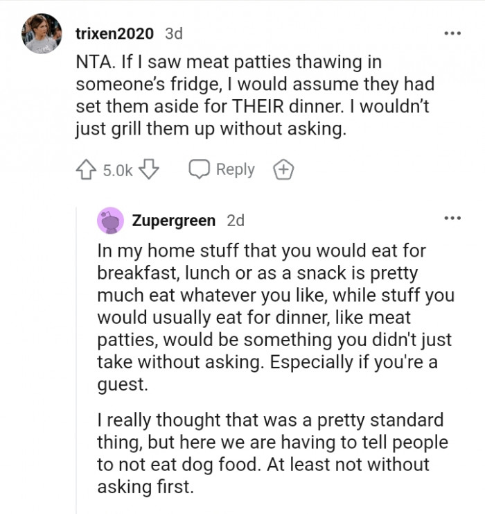 This Redditor won't just grill them up without asking