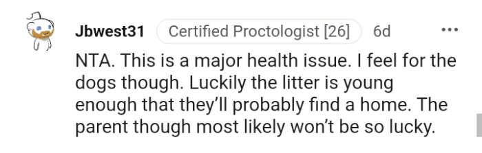 The litter is you g enough that they'll probably find a home