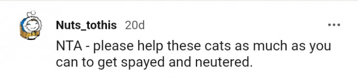 11. Help these cats as much as you can