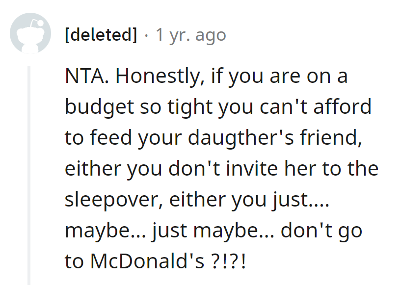 Priorities, people.