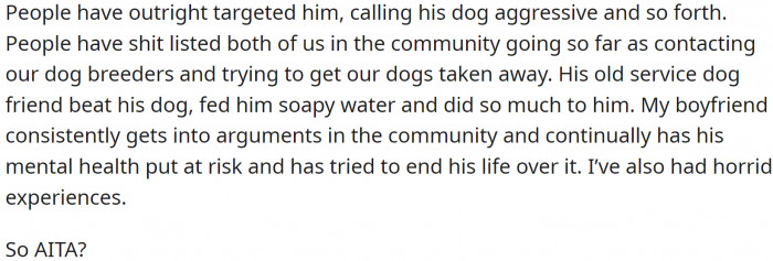 OP shares examples of toxicity: