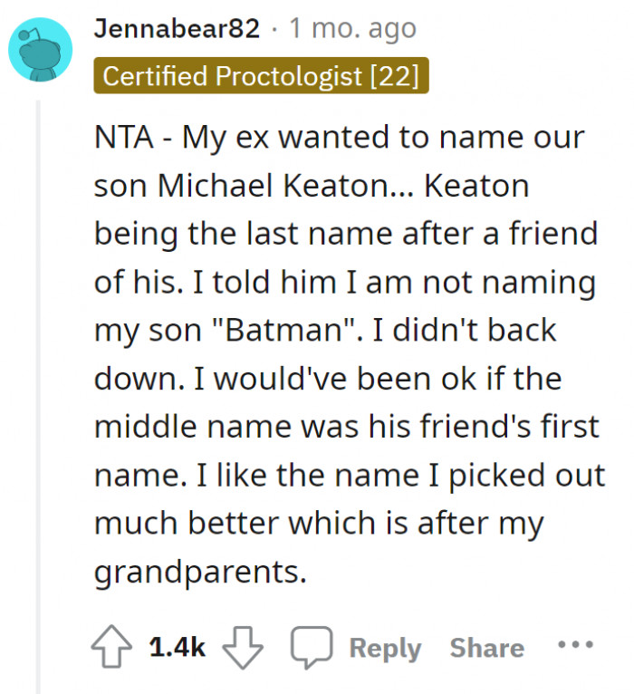 Here are some of the best responses: