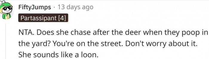 She chased them down... Sounds a bit...