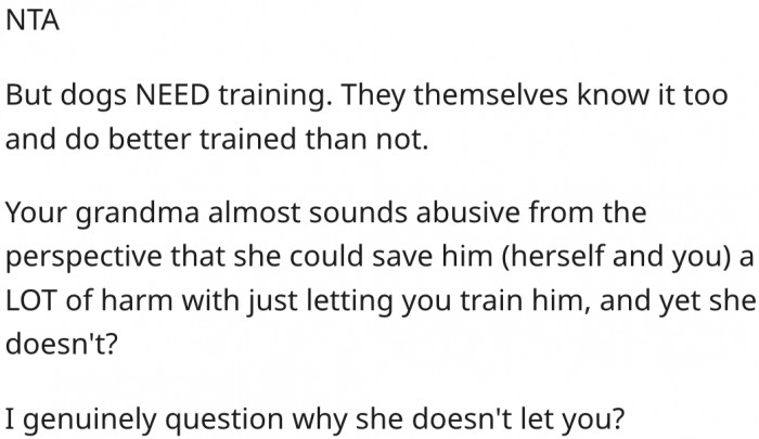 9. Training is essential for dogs to be well-behaved.