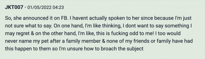 For Added Context, OP Shared That the MIL Posted This Grand Announcement on Her Facebook Without Informing Them About Her Choice of Name.