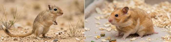 Seven differences between gerbils and hamsters