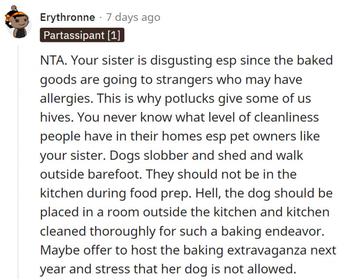 15. Dogs can bring in a lot of things that people won't want in their food