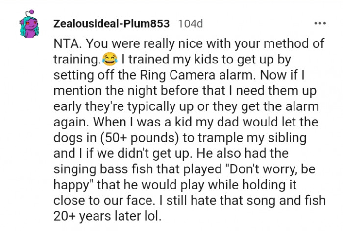 This Redditor's dad had the singing bass fish