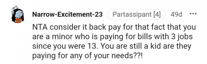 11. You are still a kid