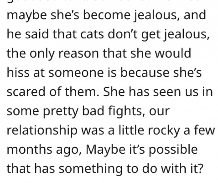 She has seen us fight