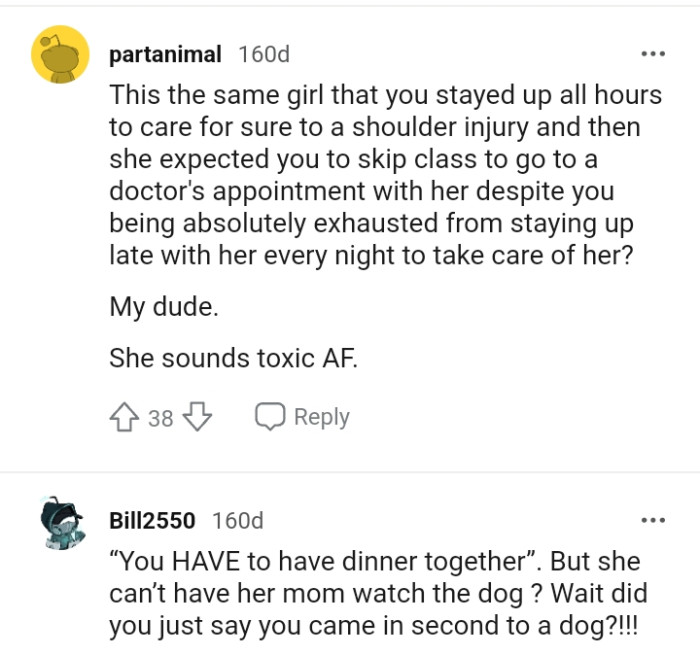 OP's GF sounds very toxic