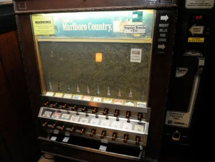 10. You're Old If You've Ever Seen A Cigarette Machine