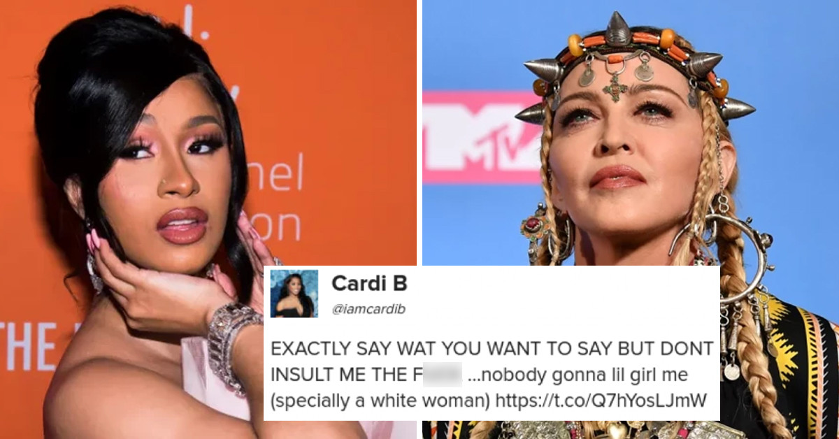 Here Is A Look Into The Recent Cardi B And Madonna Beef Spotted On ...