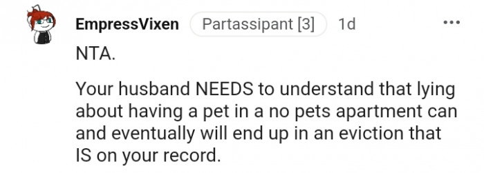 1. Your husband needs to understand