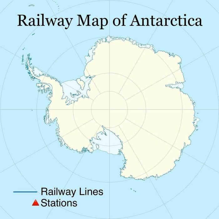 26. Railway Map Of Antarctica