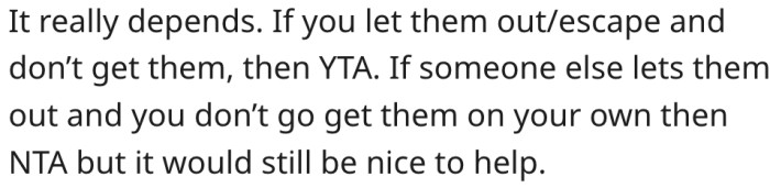16. She would be an a-hole in some scenarios.