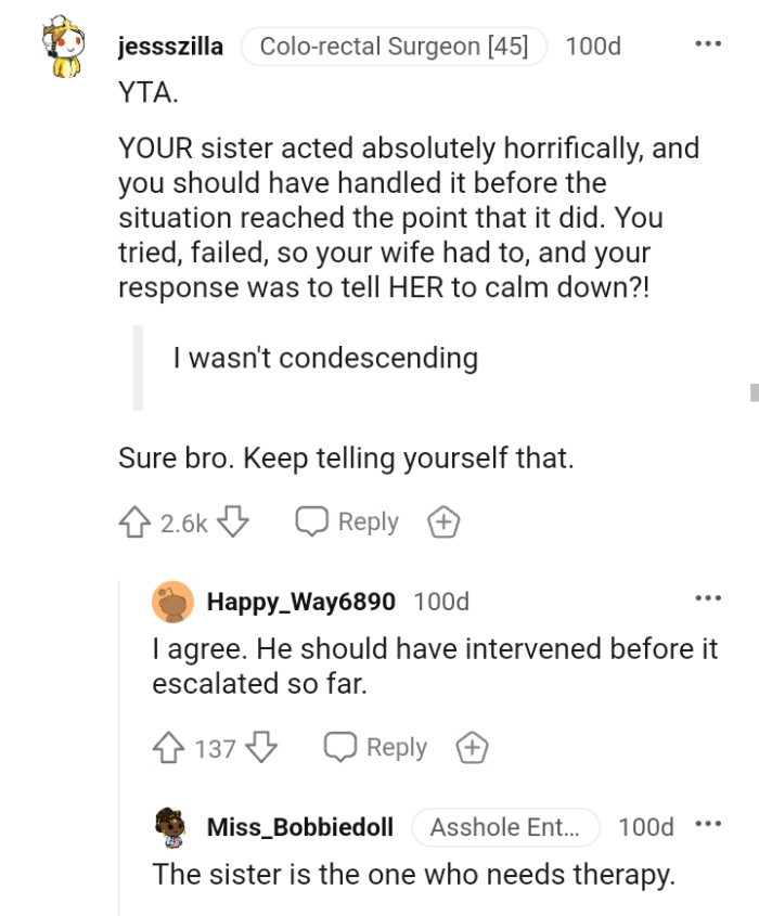 You should have handled it earlier on