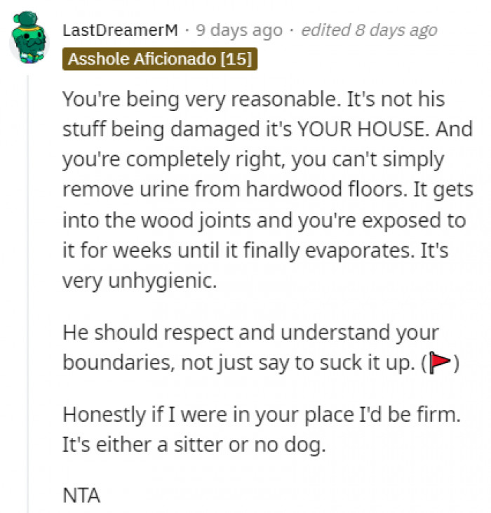 Respect your partner's boundaries