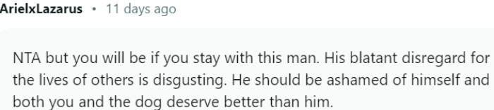 You and the Dog Deserve Better Than Him