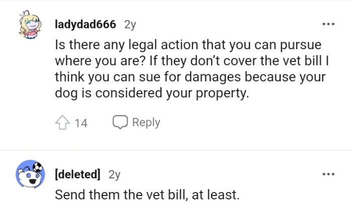 And the comments from other Redditors roll in...