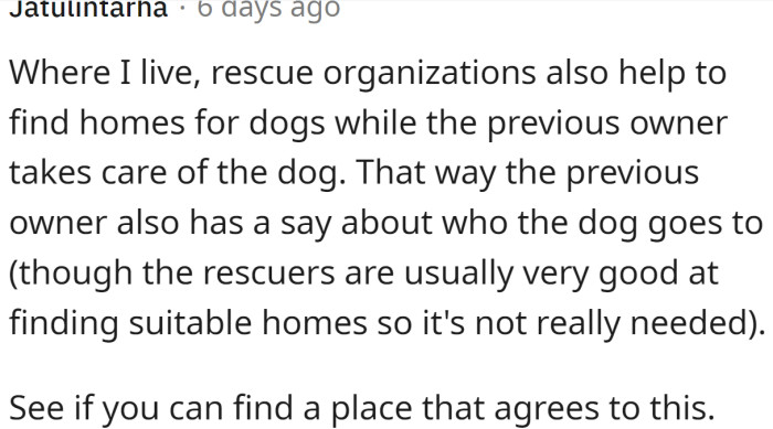 The OP should find such organizations.