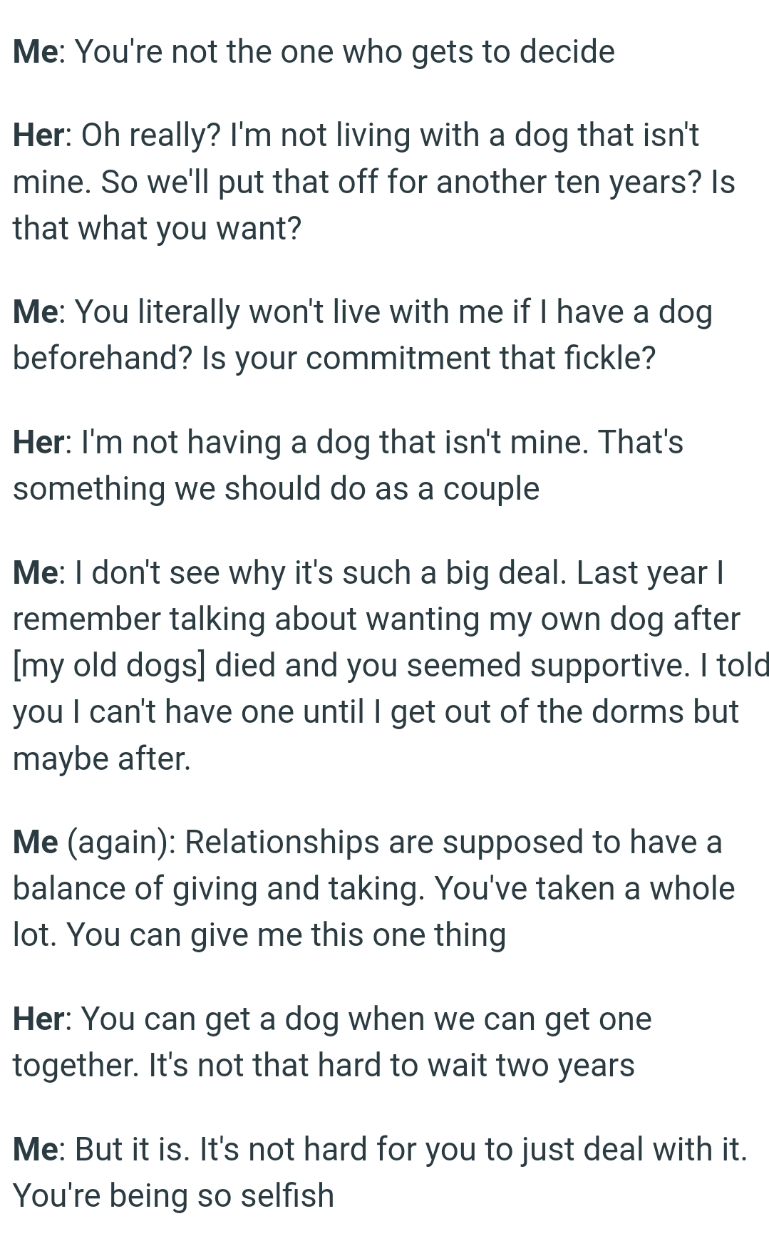 Who gets to decide here?