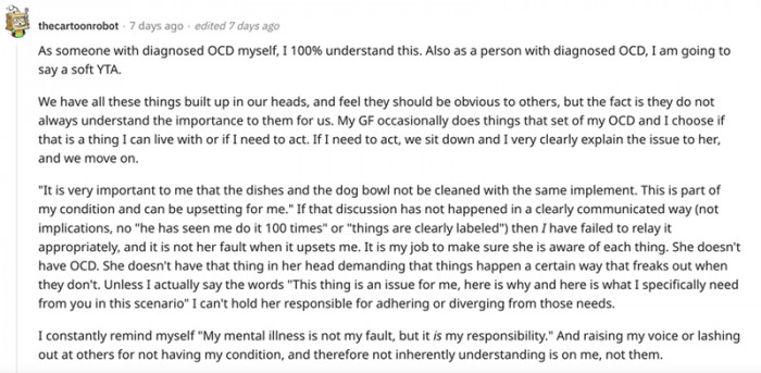 People with OCD contributed to this discussion: