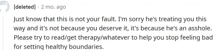 She needs to look after herself