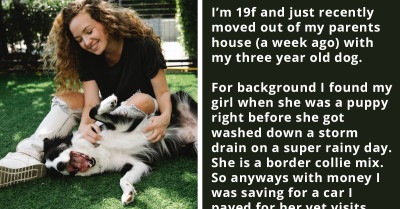 Daughter Moves Out Of Parents' House And Takes Dog With Her, Parents Are Definitely Not Happy About That