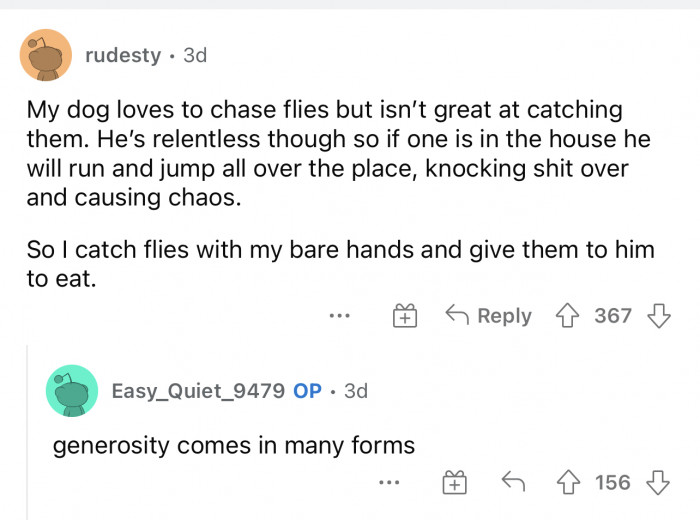 I think all of our dogs probably do this or have done this at some point.