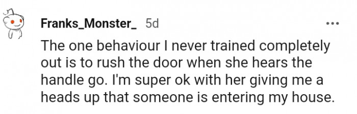 1. I'm okay with getting a heads up