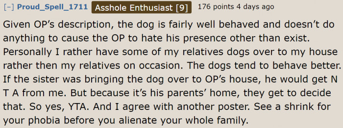 Another user insisting on therapy.