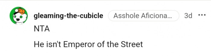 3. The emperor of the street