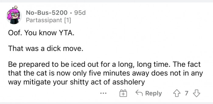 The 5 minute distance doesn't make things any better.