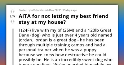Woman Who's Clueless About Caring for Dogs Volunteers to Watch Over Her Friend's Pet, Gets Angry After the Said Friend Didn't Allow Her To