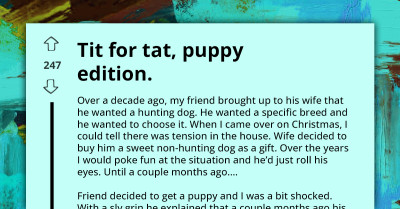 Man Buys Dream Puppy In Retaliation After Wife's Surprise Non-Hunting Dog Gift Years Earlier