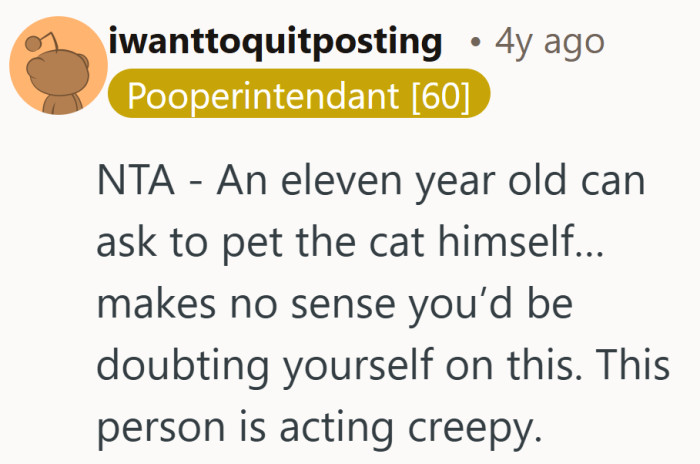 When the logic check kicks in and the self doubt suddenly makes less sense.