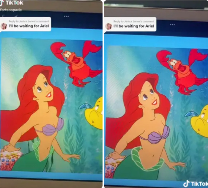 Then it was Ariel's turn