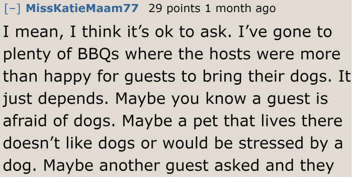 If the host declines, it shouldn't be an issue.