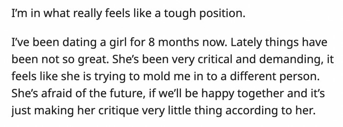 OP wonders what they can do in this situation and asked other redditors for advice. His full original post is below: