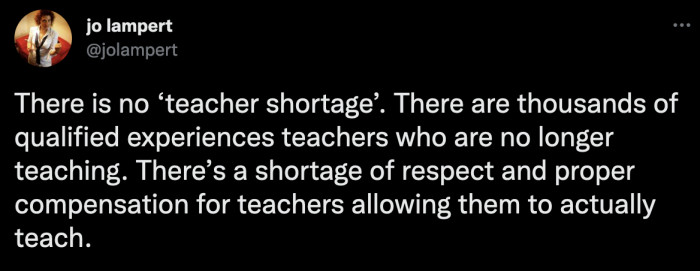 23. It's not a big shocker that after years of being exploited, teachers are finally calling it quits