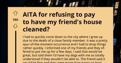 Friend Hosts Grieving Guest Then Demands Payment For “Dog Mess” That Never Happened