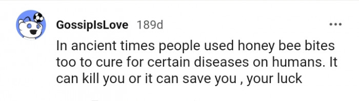 It can kill you, or it can save you