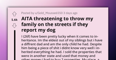 Aunt Wants Niece to Pay Hospital Bills or They Report Her Dog for Attacking Her Cousin; Niece Threatens to Throw Them Out If They Dare