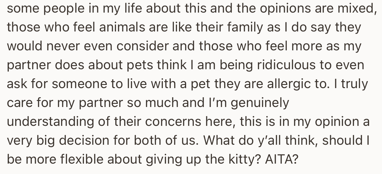 OP has sought advice from close friends, and their mixed opinions have left them confused about how to solve this